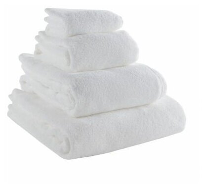 Полотенце для рук белого цвета essential 50х90