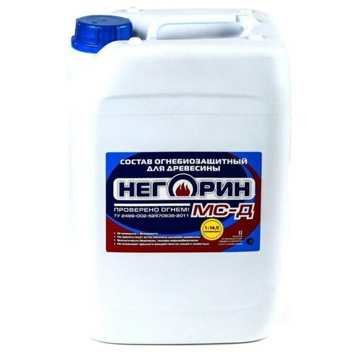 Огнебиозащита Woodstock НЕГОРИН-МС-Д концентрат 1:14,5 10 кг (155 кг готового состава) ЗОР00005353