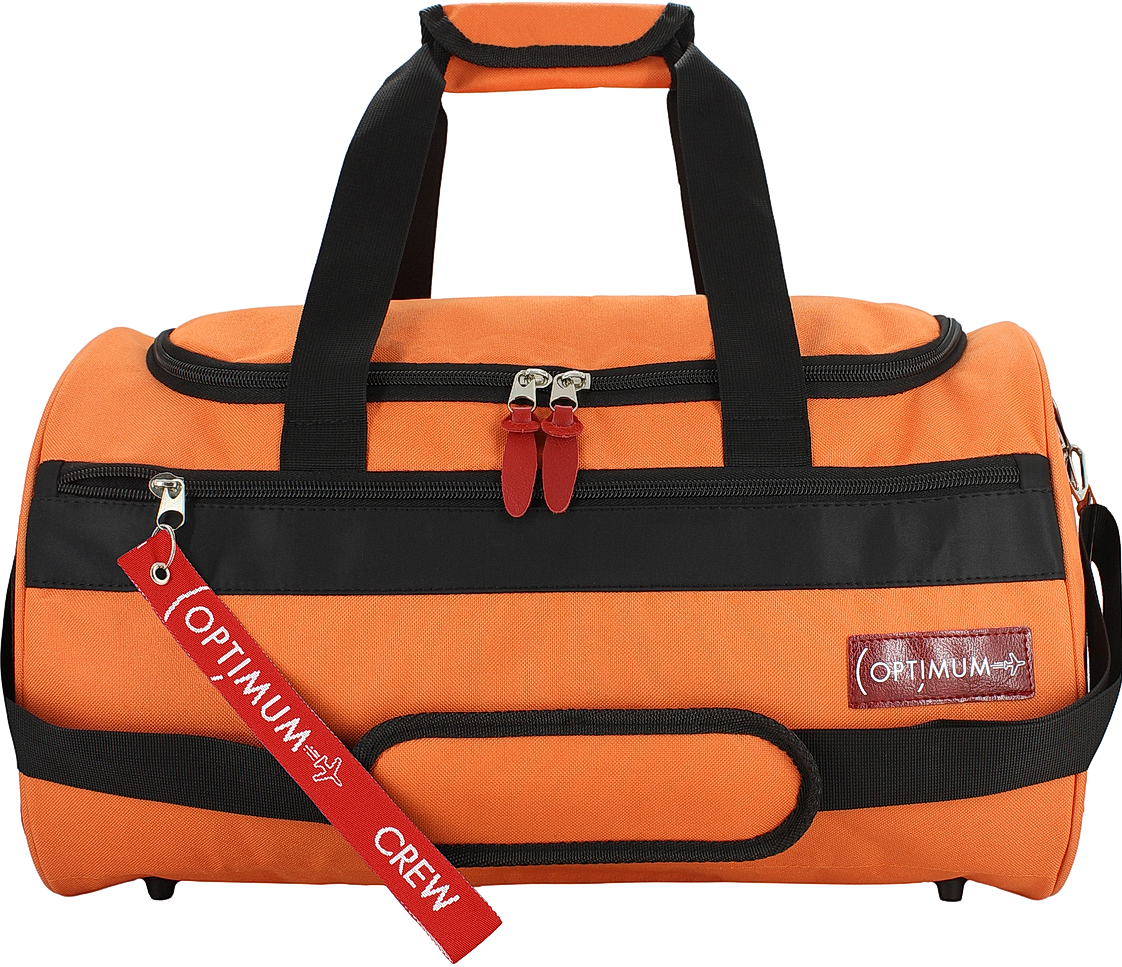 Спортивная сумка мужская для фитнеса спорта бокса большая, оранжевая - фотография № 2
