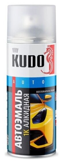 Эмаль автомобильная Kudo 1К "Мулен Руж 458", 520 мл, KU-4074