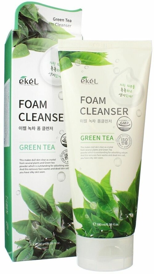 Пенка для умывания Green Tea Foam Cleanser, 180 мл