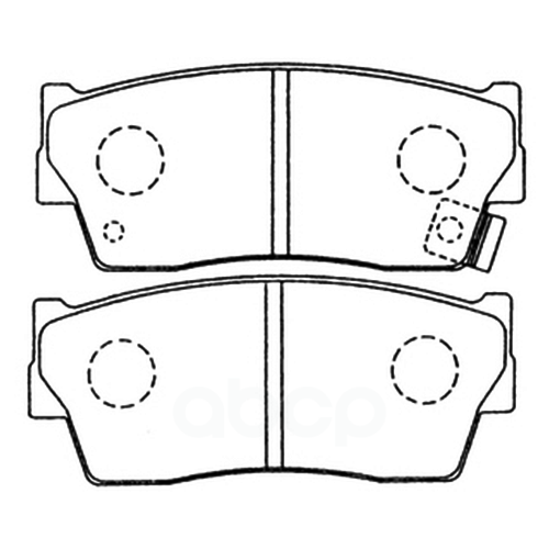 Колодки тормозные, suzuki, 55200-62810