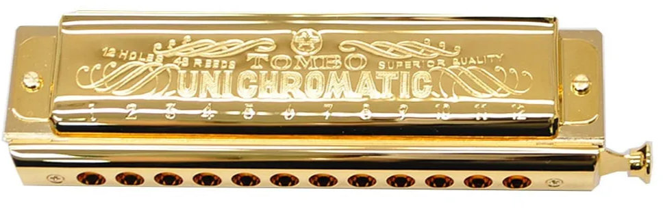 Губная гармошка- Tombo 1248G-C Unichromatic Gold С