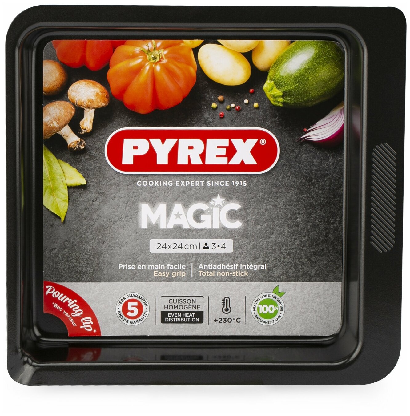 Форма для запекания квадратная MAGIC 24х24см, PYREX