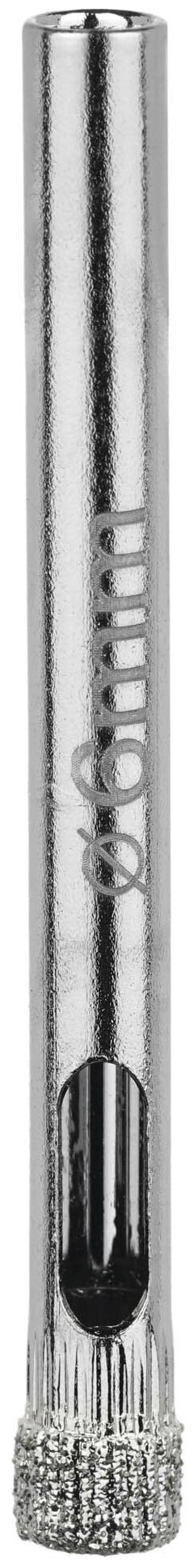 Алмазная коронка по керамограниту, плитке, кафелю 6 мм Diamond Industrial (2 шт) - фотография № 2