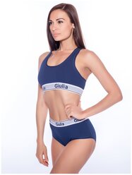 Топ Giulia COTTON BRA 01 размер L, blu scuro (синий)