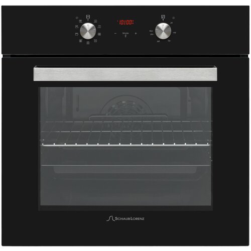 595х595х575 мм Электрический независимый духовой шкаф Объем 65 л Класс А 9 режимов КонвекцияГриль Цифровой программатор с сенсорным интерфейсом Утапливаемые металличекие переключатели Материал панели - закаленное стекло Легкоочищающаяся серая эмаль Паровая очистка хромированные направляющие для противней 1 ряд телескопических направляющих Цвет прибора черный Цвет ручки и переключателей нержавеющая сталь 2898900₽