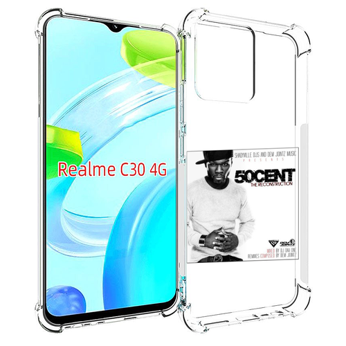 Чехол MyPads 50 Cent - The Reconstruction для Realme C30 4G / Narzo 50i Prime задняя-панель-накладка-бампер чехол mypads the legend of zelda для realme c30 4g narzo 50i prime задняя панель накладка бампер