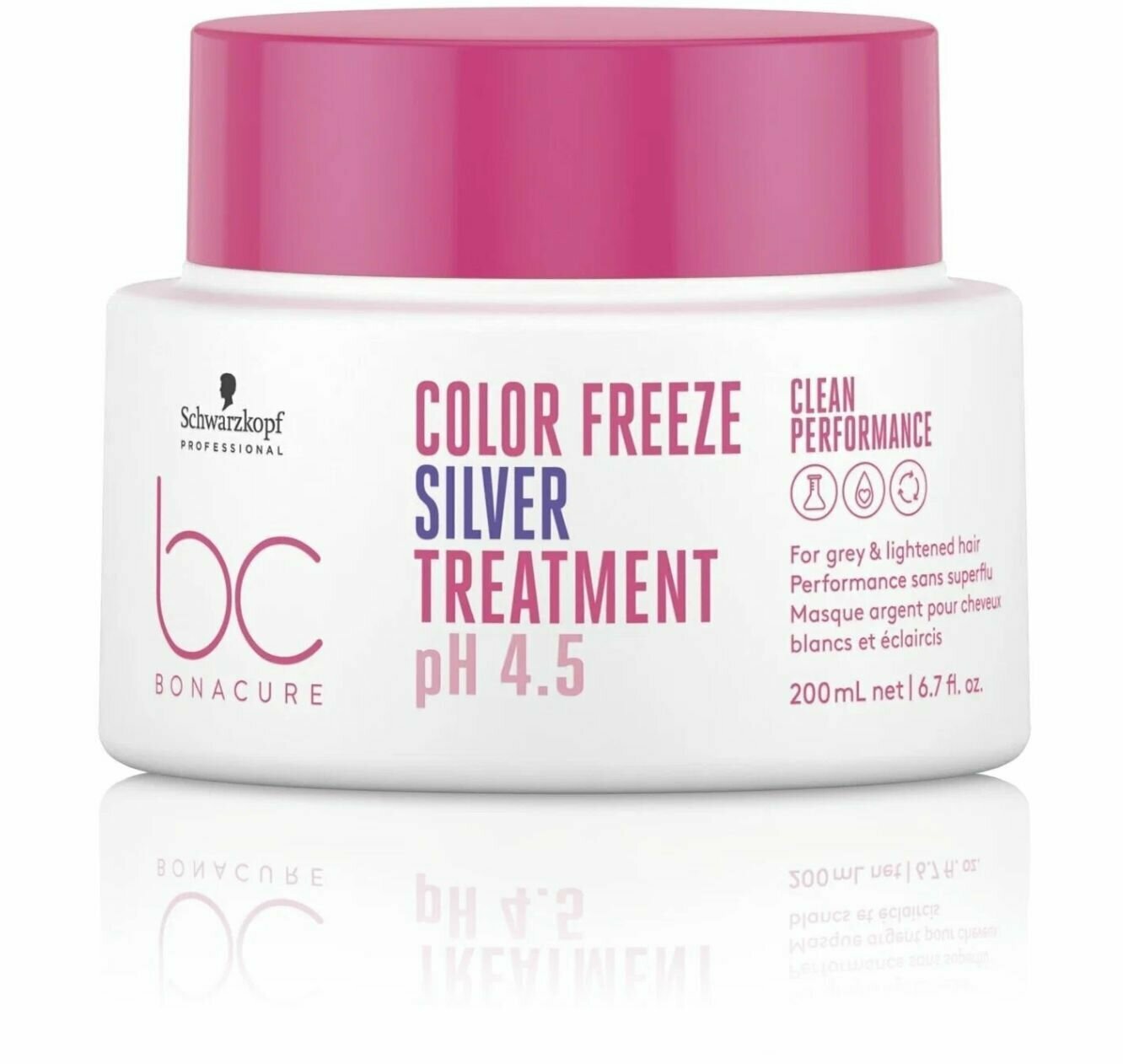 Schwarzkopf Professional BonacureBC pH 4.5 Color Freeze Silver - Маска для волос нейтрализующая 200 мл