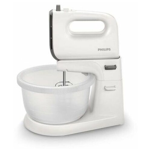 Philips Миксер стационарный Philips HR3745/00 450 Вт белый серый