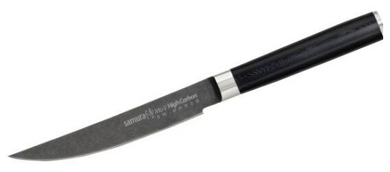 Нож кухонный для стейка Samura Mo-V Stonewash SM-0031B/K, 12 см