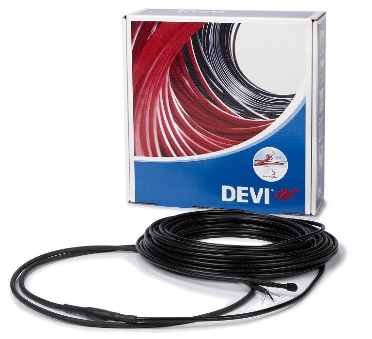 Нагревательный кабель DEVIsnow™ 30Т (DTCE-30) 1440 Вт 50 м - фотография № 1