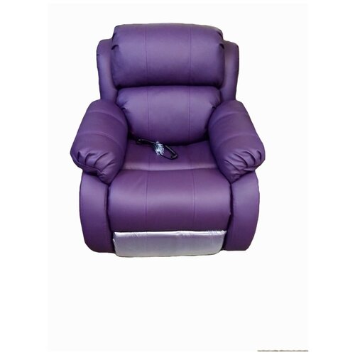 Реклайнер кресло универсальное электрическое с пультом для салонов красоты - фиолетовое(Violet_Davis)
