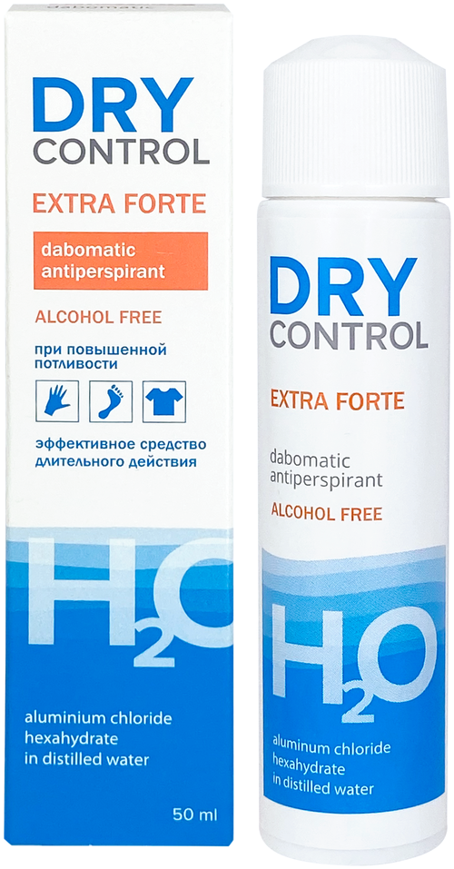 Антиперспирант женский, мужской при повышенной потливости Dry Control Extra forte, без спирта, длительного действия