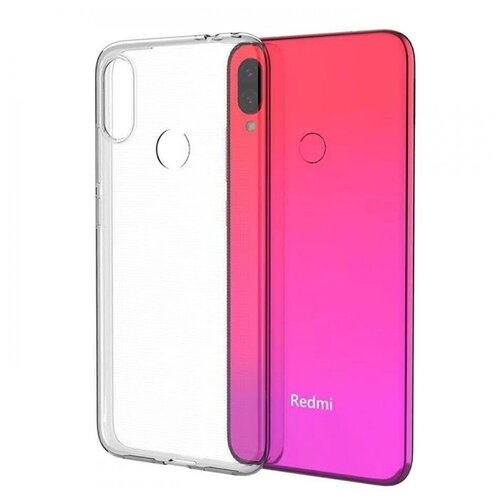 фото Прозрачный силиконовый чехол для xiaomi redmi note 7 и note 7 pro / прозрачный чехол на сяоми редми нот 7 и редми нот 7 про / ультратонкий premium силикон с протекцией от прилипания pastila