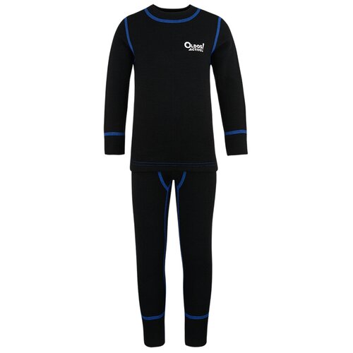 Комплект термобелья Oldos, размер 146-72-69, синий, черный пижама oldos размер 146 72 69 синий