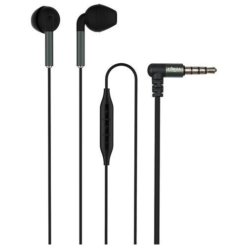 Наушники Forza 410-039 проводные вкладыши с трапециевидной насадкой с гарнитурой 120см пластик 53400₽