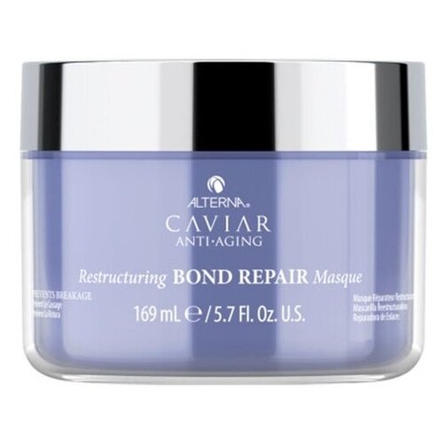 Маска для восстановления волос Alterna Caviar Anti Aging Restructuring Bond Repair Masque, 169г кондиционер регенерация для мгновенного восстановления с комплексом строительных протеинов caviar anti aging restructuring bond repair