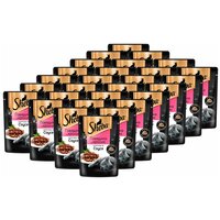 Консервы SHEBA для взрослых кошек ломтики в соусе с говядиной и кроликом (75 гр х 28 шт)