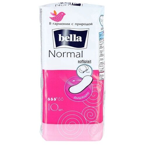 Bella прокладки Normal, 4 капли, 10 шт.