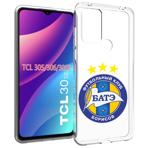 чехол mypads фк арсенал лондон мужской для tcl 30 tcl 30 5g tcl 30 plus задняя панель накладка бампер Чехол MyPads фк батэ борисов мужской для TCL 30SE / TCL 305 / TCL 306 / TCL 30E задняя-панель-накладка-бампер