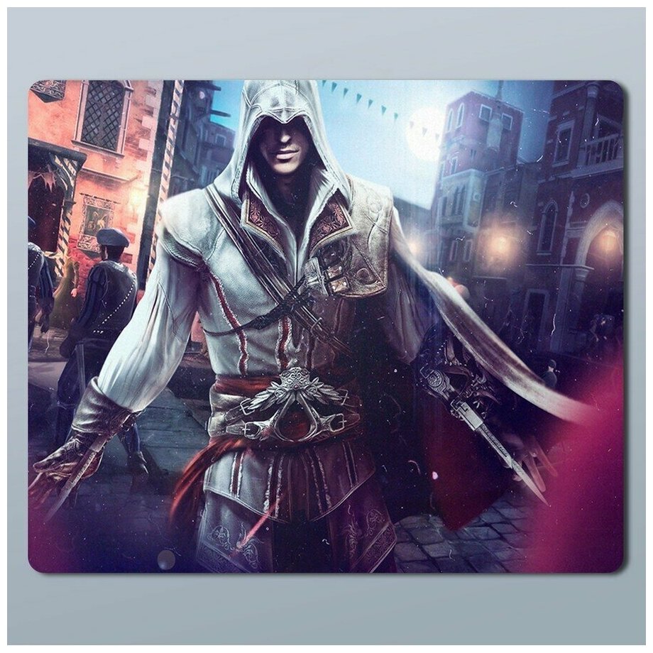 Коврик для мыши с рисунком, размер 25x30см, модель игры Assassin's Creed 2 - 1489