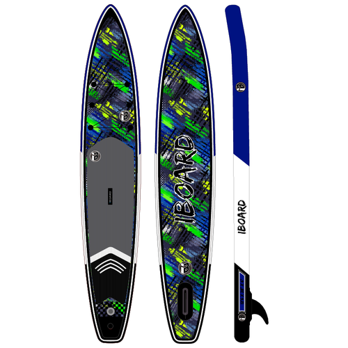 сапборд iboard sup 12 6x33 bobcat 9 Сапборд iBoard sup 12'6x33 Cobalt № 1