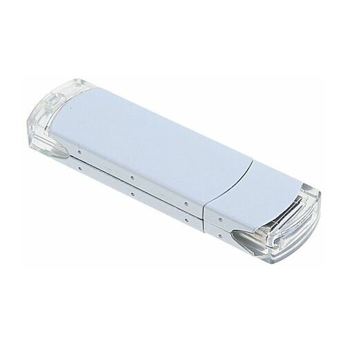 Флешка, 8 Гб, USB2.0, алюминий, под УФ-печать/лазерную гравировку/тампопечать, белая 1344300
