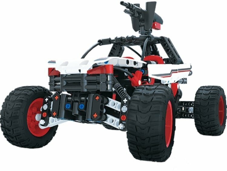 Конструктор вооруженная машина ONEBOT Jupiter Dawn Sabre-tooth Tiger Building Blocks (OBWZKC20AIQI) - фото №1