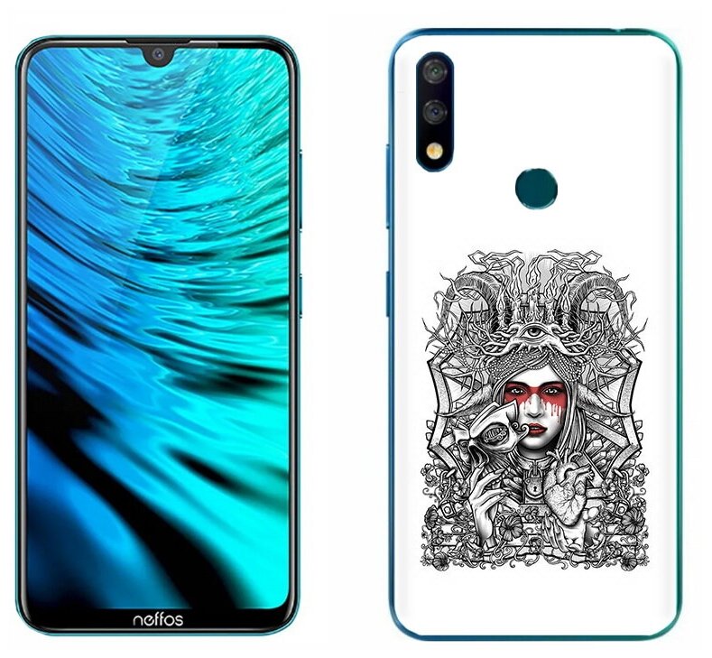 Чехол задняя-панель-накладка-бампер MyPads грусная девушка для TP-Link Neffos X20/TP-LINK Neffos X20 Pro противоударный