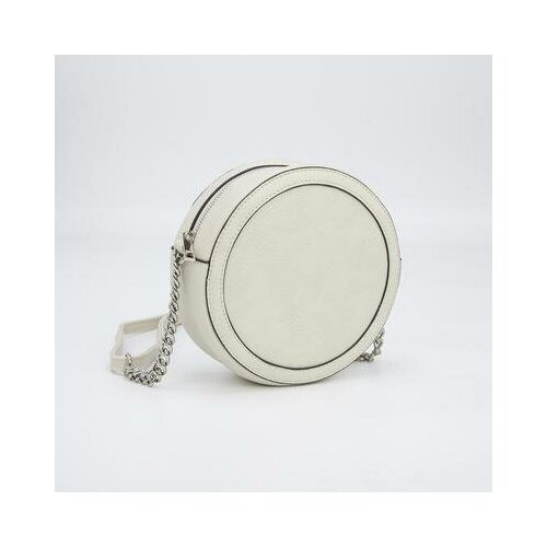 фото Кросс-боди, отдел на молнии, регулируемый ремень, цвет бежевый нет бренда