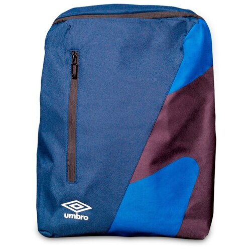 Спортивный рюкзак Umbro Team Training Backpack с одним отделением. Большой рюкзак Umbro для тренировки передним карманом на молнии, сине-черный, 23 литра, 43 х 31 х 17 см