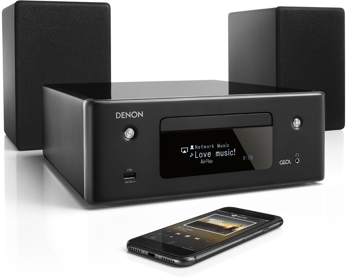 Музыкальный центр Denon CEOL N10 Black