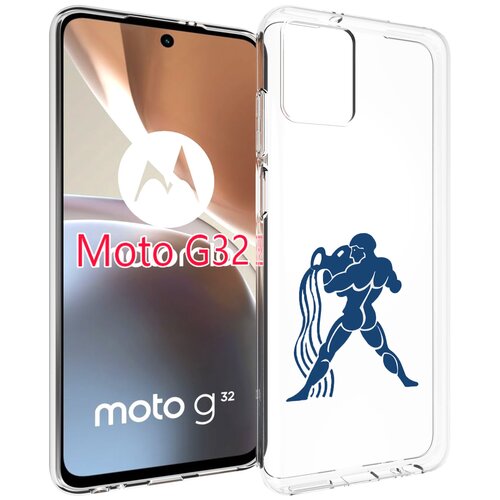 Чехол MyPads знак-зодиака-водолей7 для Motorola Moto G32 задняя-панель-накладка-бампер чехол mypads знак зодиака скорпион 7 для motorola moto g32 задняя панель накладка бампер