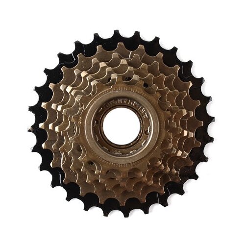 Трещотка SHUNFENG SF-FW03 на 7 скоростей, 14-28T, дискретная, коричнево/черная