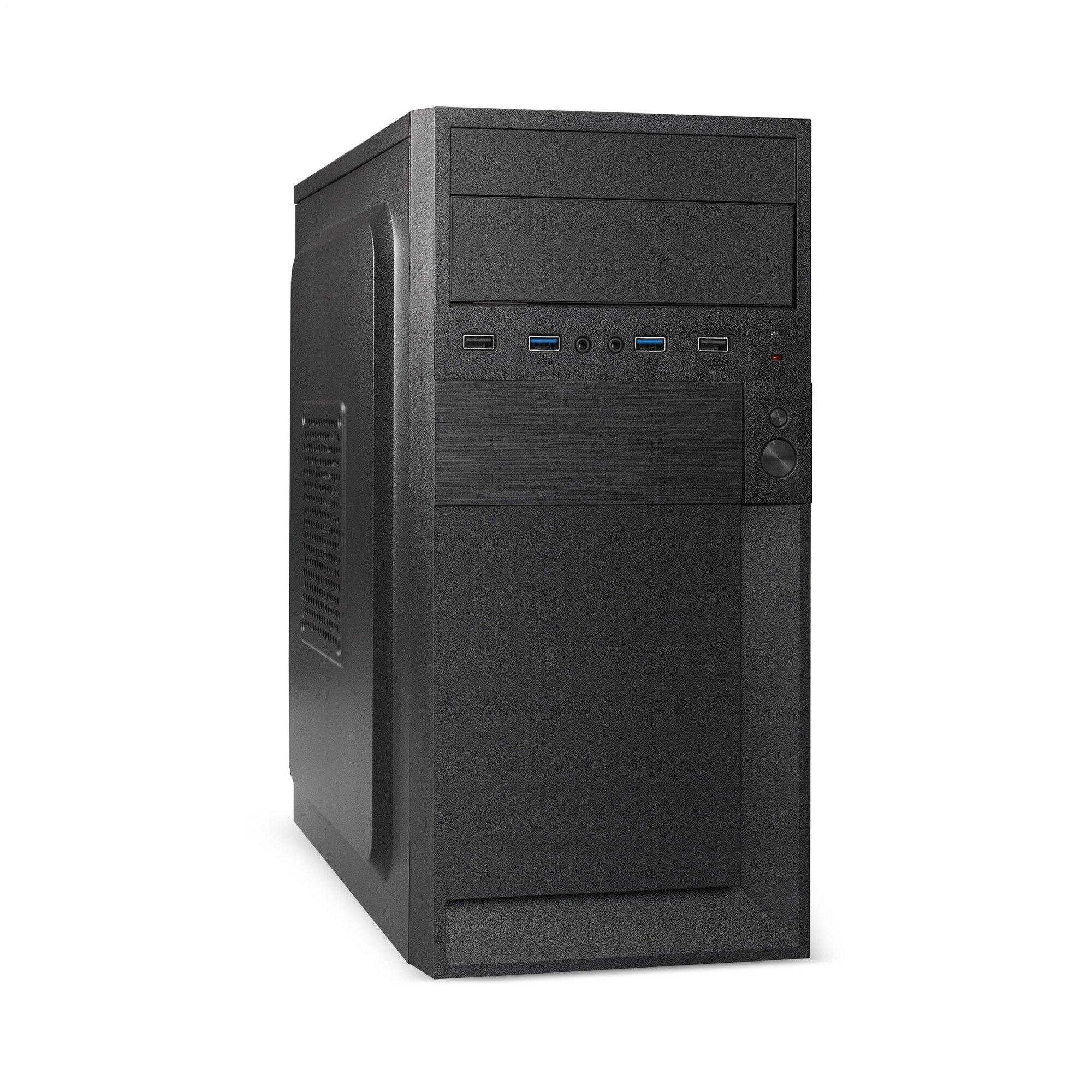 Корпус Minitower ExeGate BAA-105U2-01-AAA450 (mATX, AAA450 8см, 2*USB+2*USB3.0, аудио) EX291147RUS