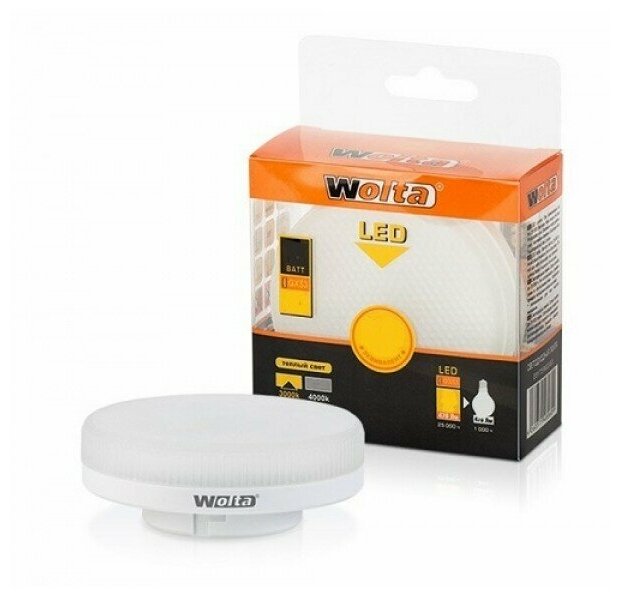 Светодиодная лампа WOLTA Standard R75 12Вт 1050лм GX53 6500К - фото №3