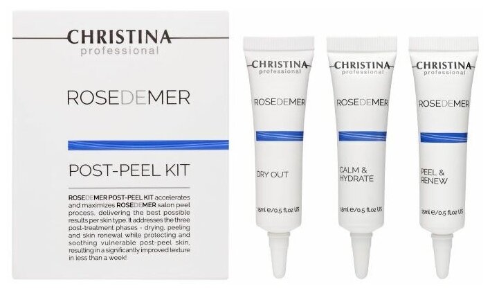 Набор для постпилингового ухода Rose de Mer Post Peel Kit Christina - фото №1