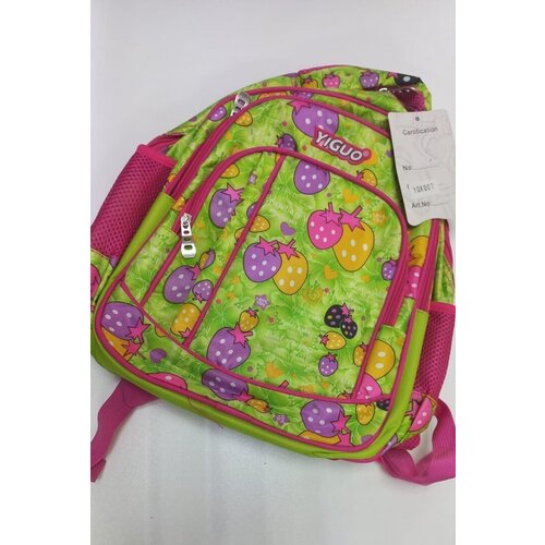 фото Рюкзак для девочки с ягодками(разноцветный) без бренда