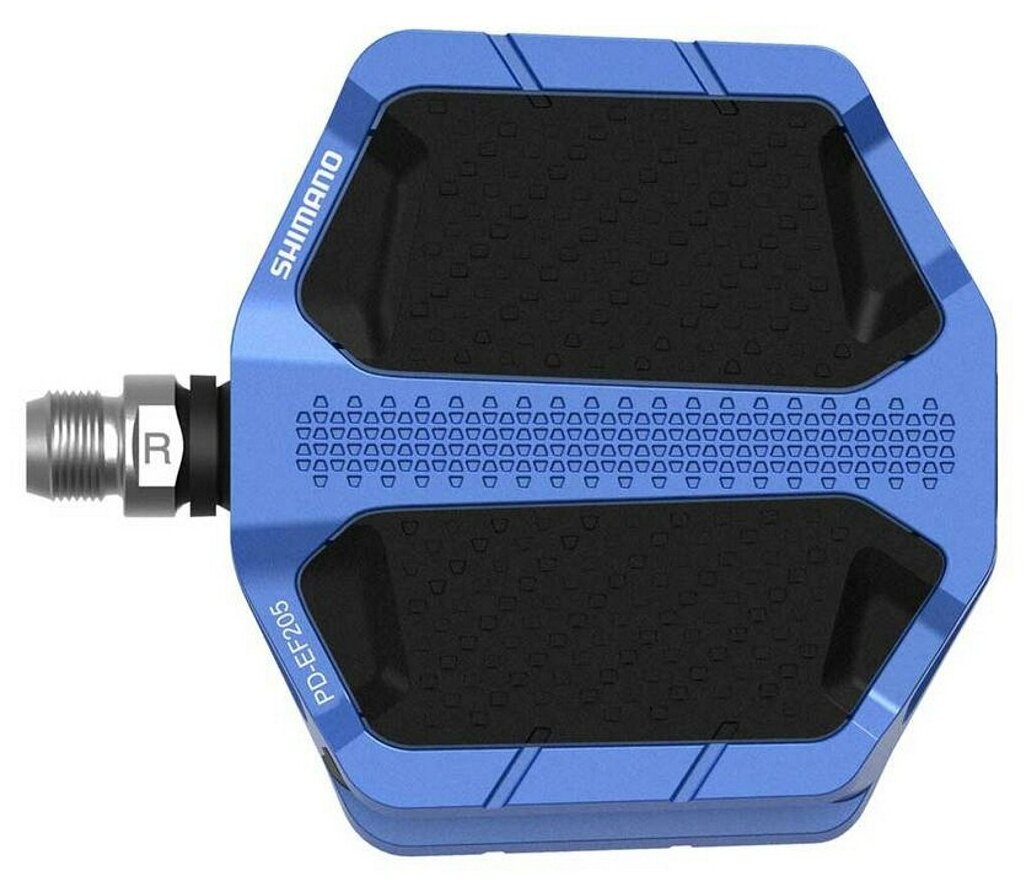 Педали Shimano PD-EF205 Urban Flat Pedals Blue