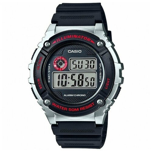 фото Наручные часы casio illuminator w-216h-1cvdf