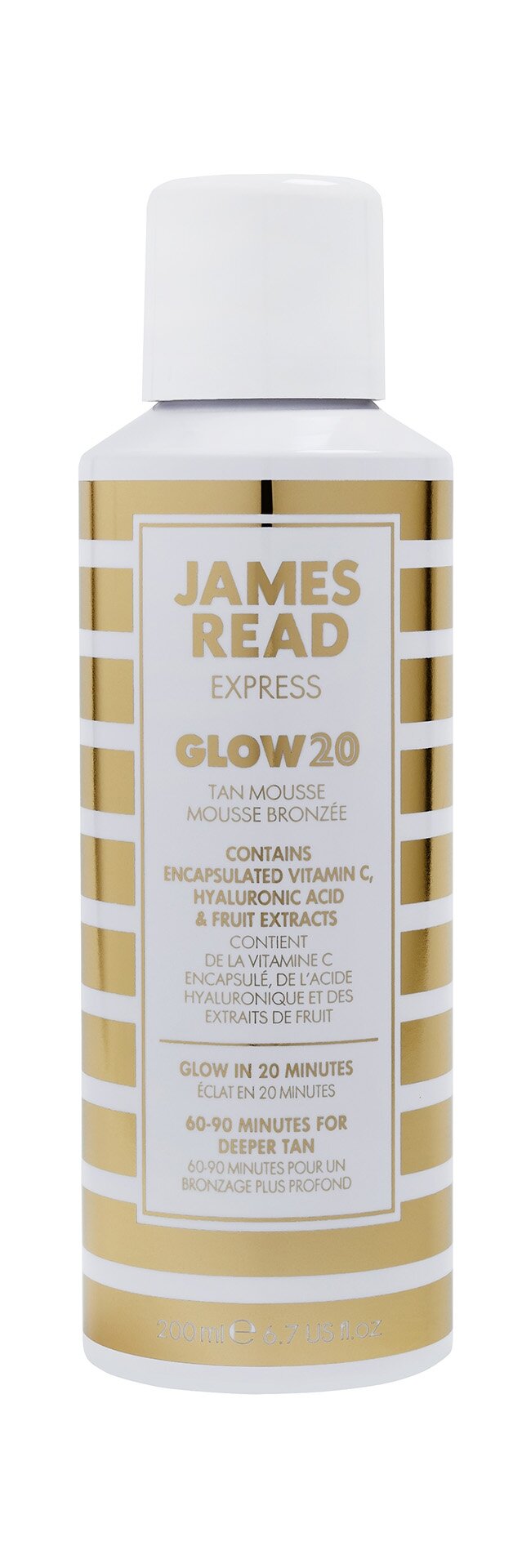 JAMES READ James Read Mousse Glow 20 Мусс для быстрого загара, 200 мл