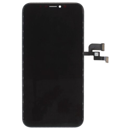 Экран (дисплей) для Apple iPhone A1902 в сборе с тачскрином (черный) (Hard OLED) дисплей экран в сборе с тачскрином для apple oled черный iphone x