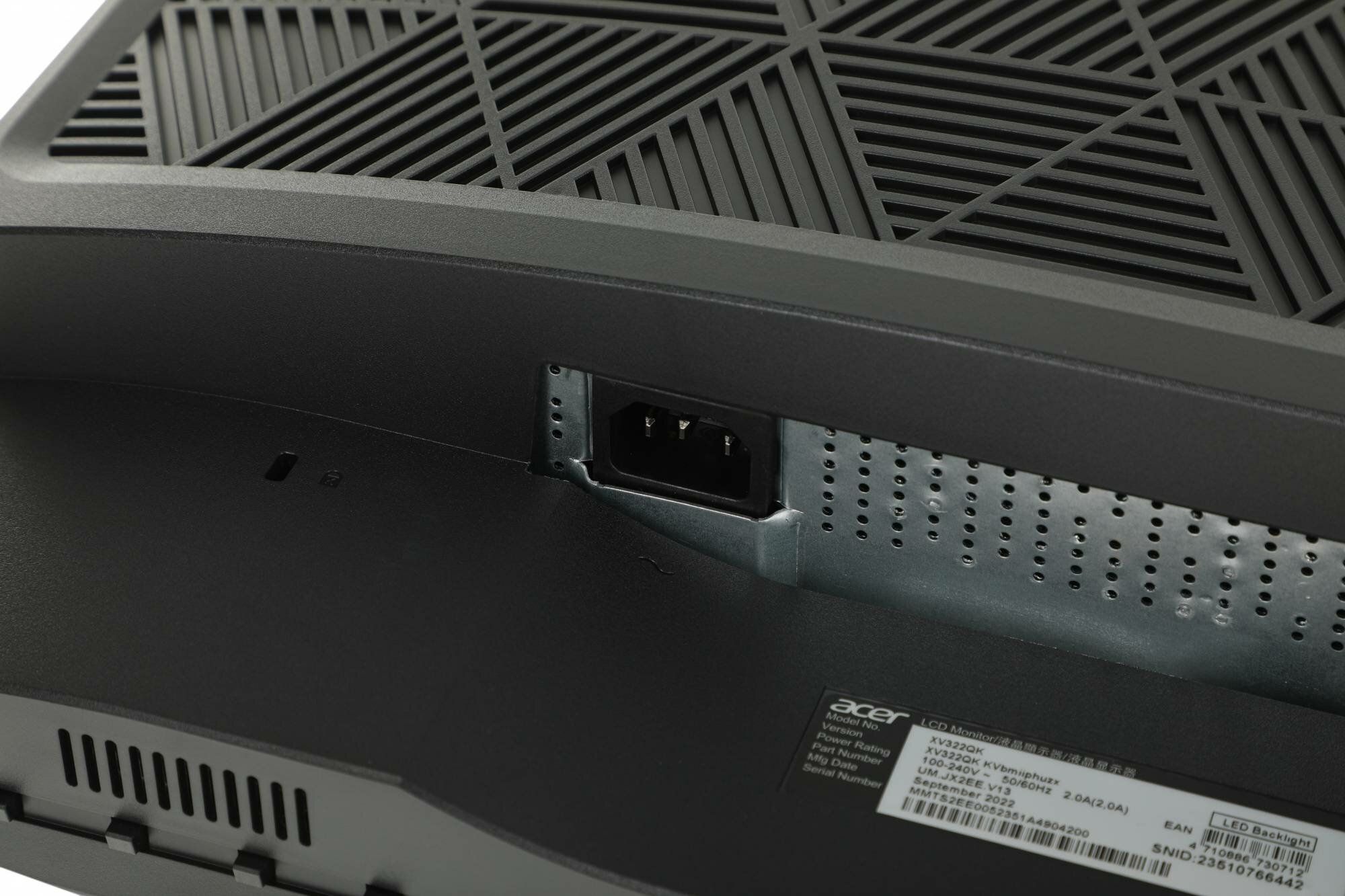 Монитор 31.5" Acer Nitro XV322QKKVbmiiphuzx, 3840х2160, 144 Гц, IPS, черный (um.jx2ee.v13) - фото №11
