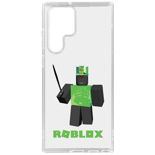 Чехол-накладка Krutoff Clear Case Roblox-1x1x1x1x1 для Samsung Galaxy S22 Ultra чехол накладка krutoff clear case roblox 1x1x1x1x1 для xiaomi poco m4 pro