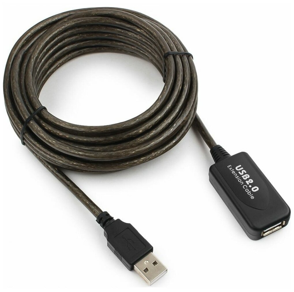 Кабель USB 2.0 AM-AF 5м Cablexpert UAE-01-5M - фото №9