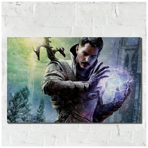 Картина из дерева ОСП с рисунком ОСП игра Dragon Age Инквизиция - 11550
