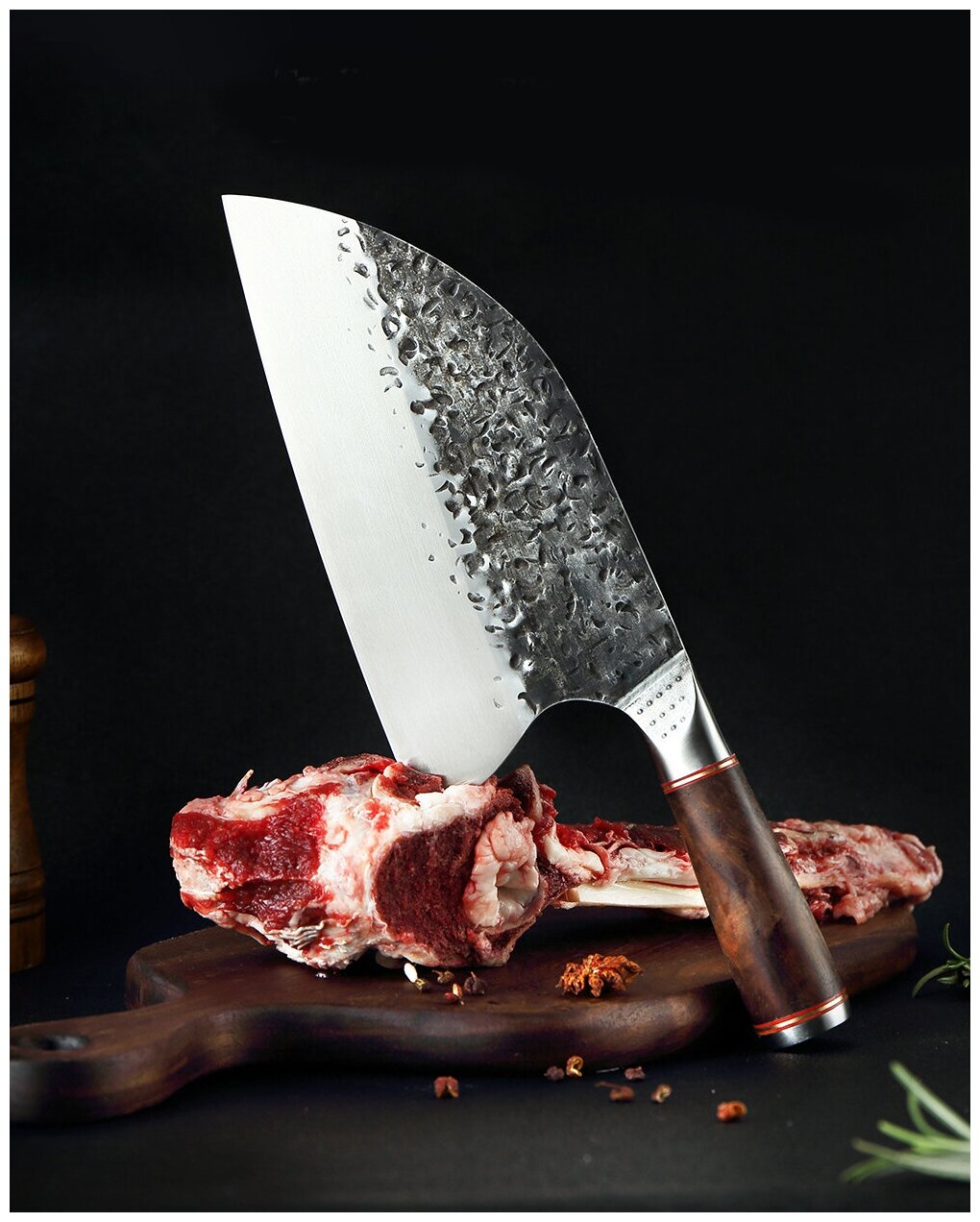 Сербский нож Slicer 205 мм/нож топорик/нож для мяса/нож для барбекю/нож кухонный