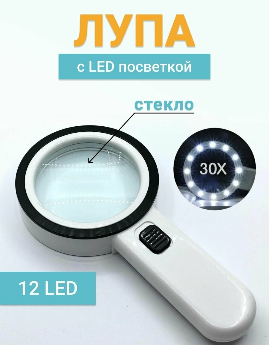 Лупа с LED подсветкой