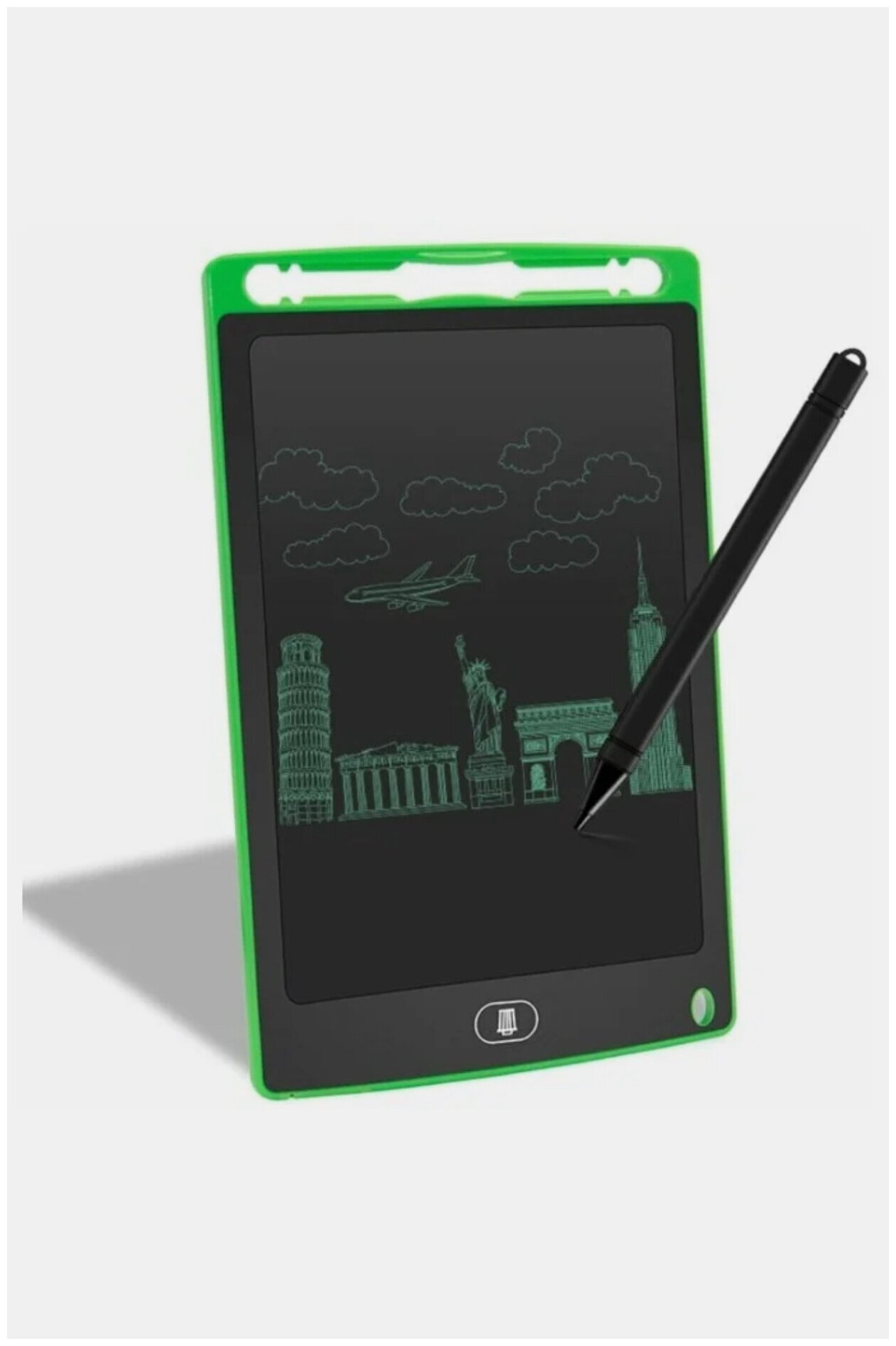 Детский графический интерактивный планшет 8,5 зелёный